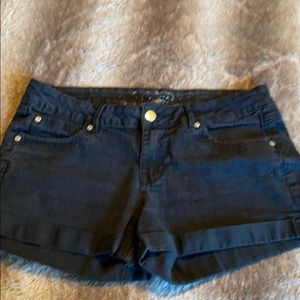 3/$25 Express Black Denim Shorts